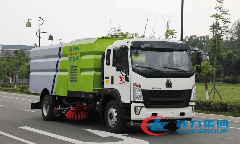 16方洗掃車(chē)-程力重汽豪沃大型16方洗掃車(chē)廠家價(jià)格
